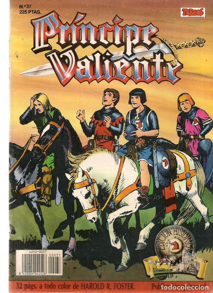 C&oacute;mics: PRINCIPE VALIENTE. N&ordm; 37. EDICI&Oacute;N HIST&Oacute;RICA. EDICIONES B. (ST/A14) - Foto 1