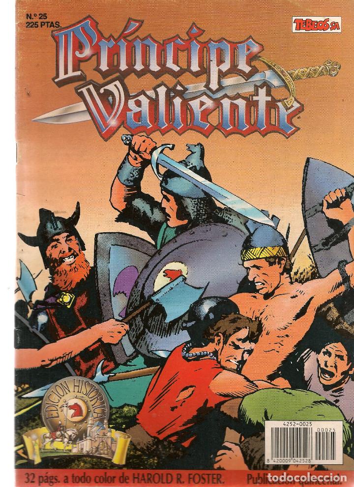 C&oacute;mics: PRINCIPE VALIENTE. N&ordm; 25. EDICI&Oacute;N HIST&Oacute;RICA. EDICIONES B. (ST/A14) - Foto 1