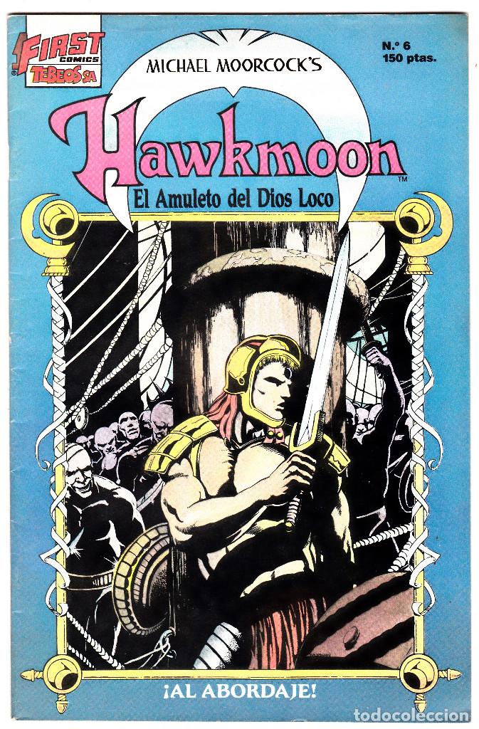 C&oacute;mics: HAWKMOON 6 EDICIONES B 1988 EL AMULETO DEL DIOS LOCO FIRST COMICS - Foto 1