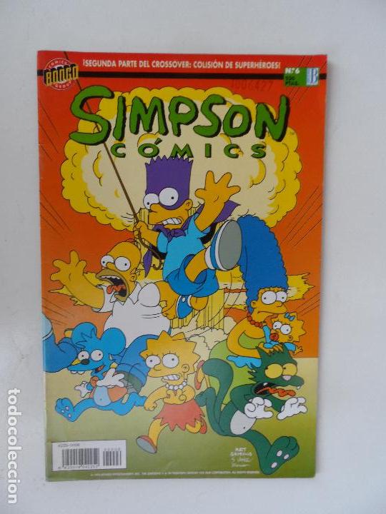 C&oacute;mics: SIMPSON COMICS N&ordm; 6 A&Ntilde;O 1996. - Foto 1