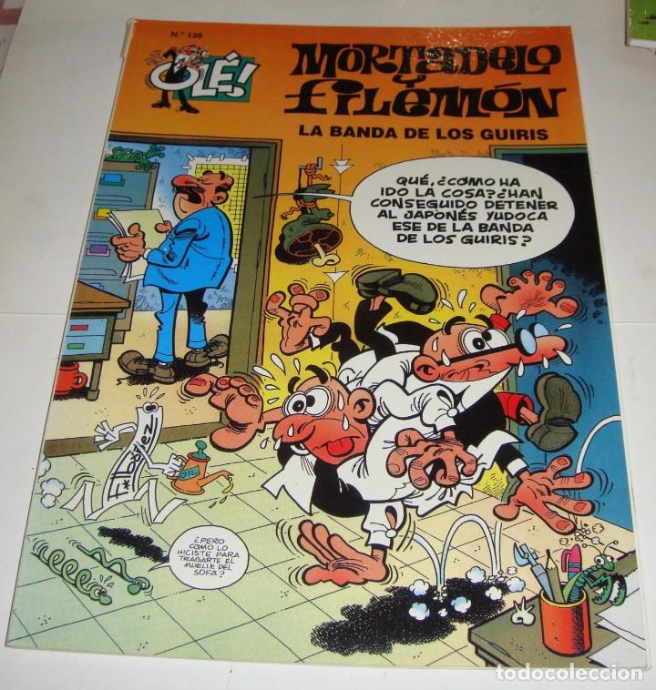 C&oacute;mics: MORTADELO Y FILEMON - N&ordm; 138 - LA BANDA DE LOS GUIRIS - OLE! - EDICIONES B - Foto 1