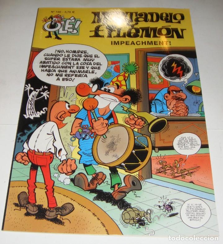 C&oacute;mics: MORTADELO Y FILEM&Oacute;N N&ordm; 150. IMPEACHENT. COLECCI&Oacute;N OL&Eacute;. EDICIONES B - Foto 1