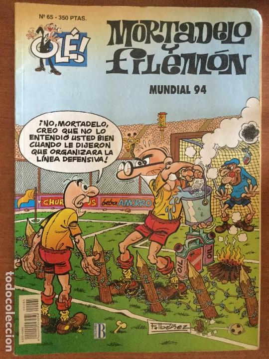 C&oacute;mics: MORTADELO Y FILEM&Oacute;N. OL&Eacute;!. N&ordm; 65. 1&ordf; EDICI&Oacute;N 1994. - Foto 1