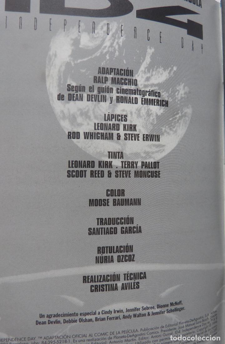 C&oacute;mics: Comic independence day-Adaptacion oficial al comic de la pelicula /Marvel comics/1996 - Foto 7