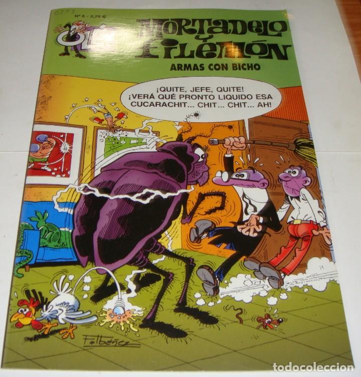 C&oacute;mics: MORTADELO Y FILEM&Oacute;N N&ordm; 6. ARMAS CON BICHO. COLECCI&Oacute;N OL&Eacute;. EDICIONES B - Foto 1