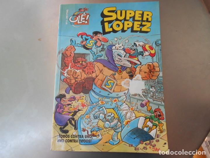 C&oacute;mics: super lopez-numero 3-ediciones b-ole-a&ntilde;o 1995-portada relieve - Foto 1