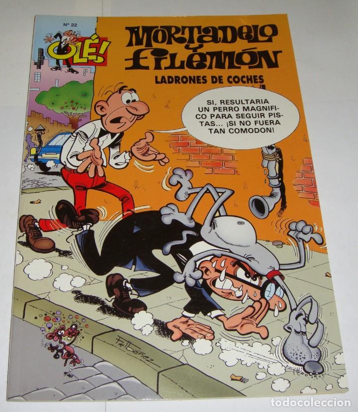 C&oacute;mics: MORTADELO Y FILEM&Oacute;N N&ordm; 22. LADRONES DE COCHES. COLECCI&Oacute;N OL&Eacute;. - Foto 1