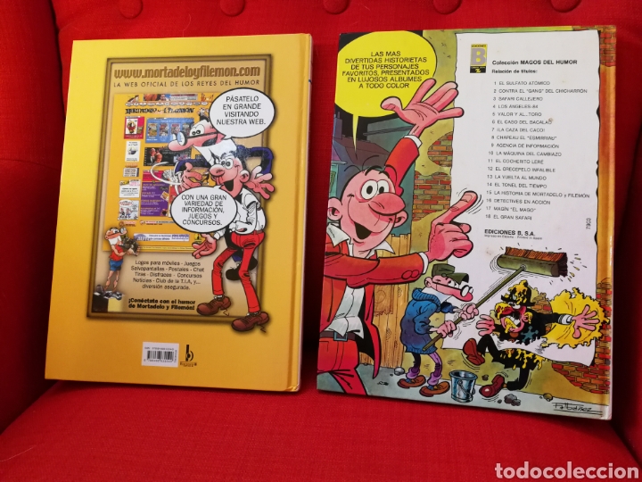 C&oacute;mics: MORTADELO Y FILEMON.LOTE 2 NUMEROS.EDICIONES B - Foto 2