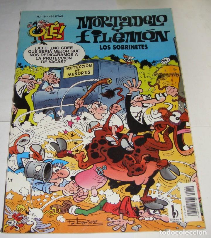 C&oacute;mics: MORTADELO Y FILEM&Oacute;N N&ordm; 19. LOS SOBRINETES. COLECCI&Oacute;N OL&Eacute;. - Foto 1