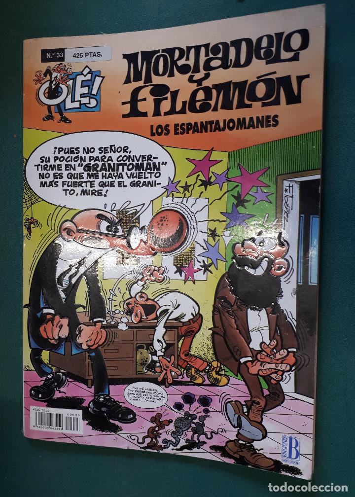 C&oacute;mics: Mortadelo y Filem&oacute;n, Los espantajomanes, Ediciones B, n&ordm; 33 - Foto 1
