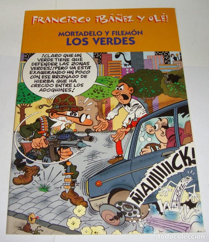 C&oacute;mics: MORTADELO Y FILEM&Oacute;N. LOS VERDES. FRANCISCO IBA&Ntilde;EZ Y OL&Eacute;! - Foto 1