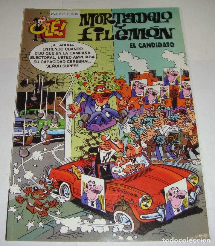 C&oacute;mics: MORTADELO Y FILEM&Oacute;N N&ordm; 9. EL CANDIDATO. COLECCI&Oacute;N OL&Eacute;. - Foto 1