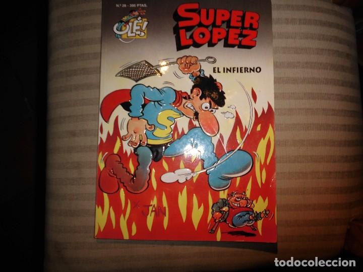 C&oacute;mics: OLE SUPER LOPEZ N&ordm; 28 EL INFIERNO EDICIONES B - Foto 1