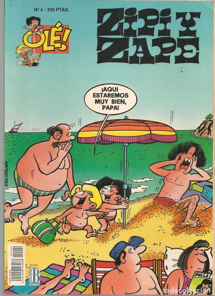 C&oacute;mics: OL&Eacute;!. N&ordm; 4. ZIPI Y ZAPE. EDICIONES B. 1&ordf; EDICION 1993. (ST/SELC.) - Foto 1