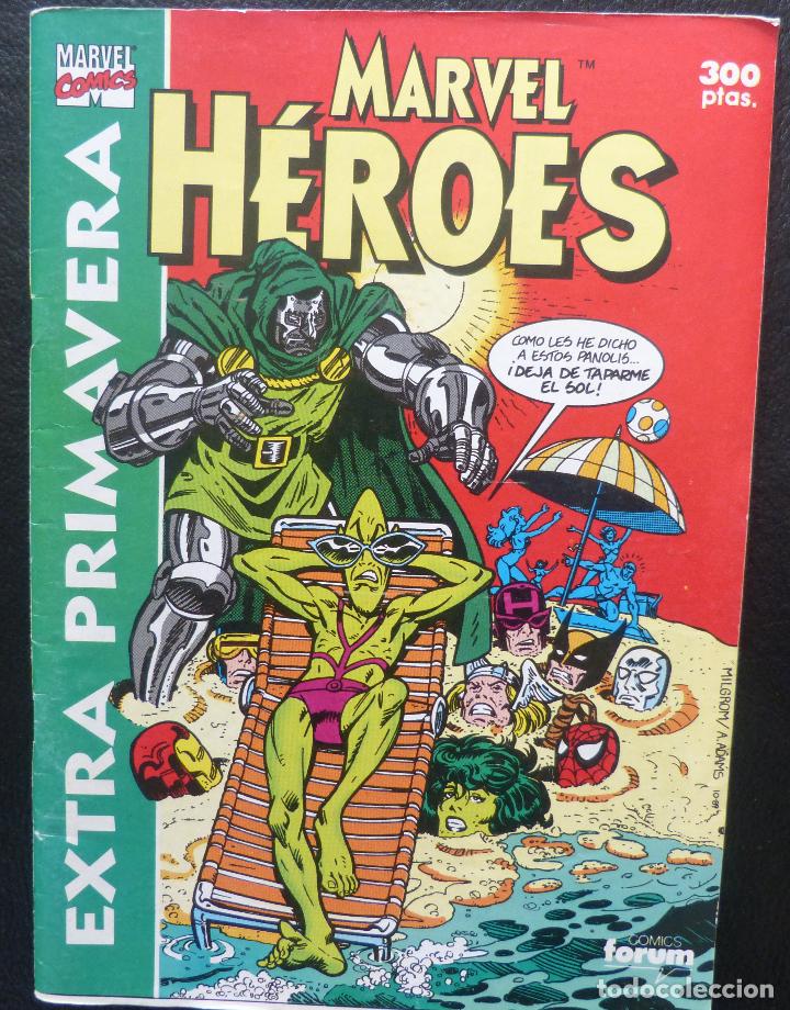 C&oacute;mics: Comic Marvel herores,Comics Marvel,Numero EXTRA PRIMAVERA,1991 N&uacute;meros: Extra Primavera - Foto 5