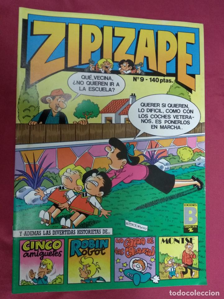 C&oacute;mics: ZIPI ZAPE. N&ordm; 9. EDICIONES B. 1987 - Foto 1