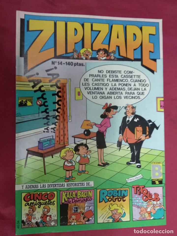 C&oacute;mics: ZIPI ZAPE. N&ordm; 14. EDICIONES B. 1987 - Foto 1