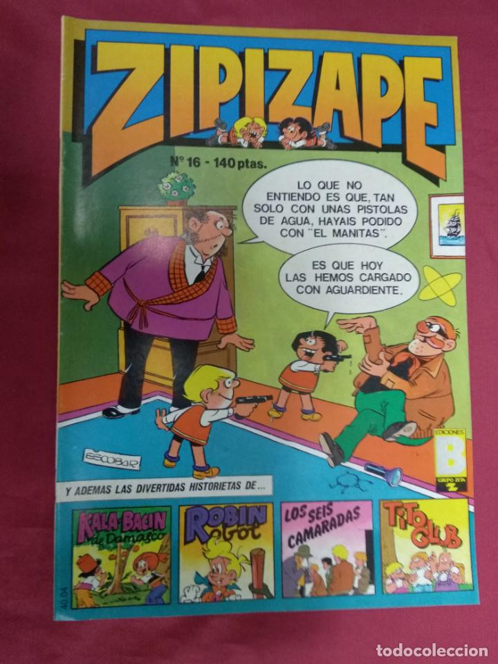 C&oacute;mics: ZIPI ZAPE. N&ordm; 16. EDICIONES B. 1987 - Foto 1