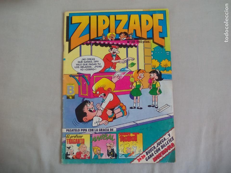 C&oacute;mics: ZIPI Y ZAPE, N&ordm; 38. 1987. EDICIONES B ZIPIZAPE - Foto 1
