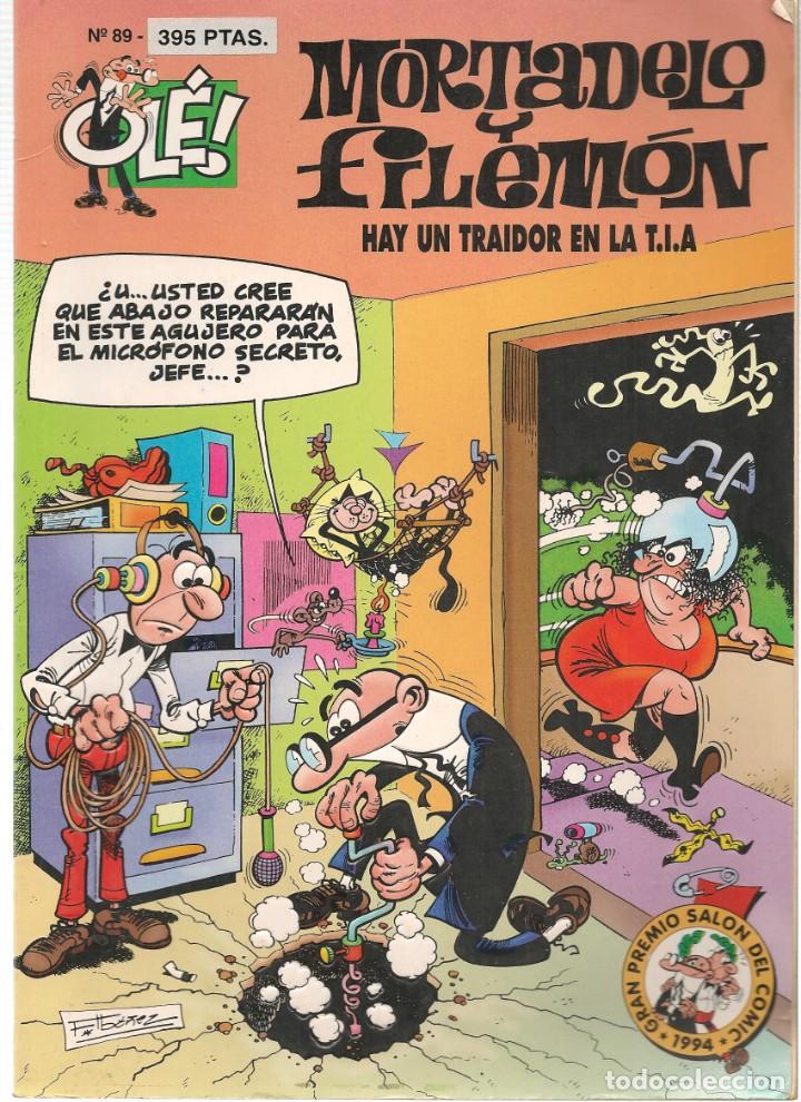 C&oacute;mics: OL&Eacute;!. MORTADELO Y FILEM&Oacute;N. N&ordm; 89. EDICIONES B. 1&ordf; EDC. 1994. (ST/HS) - Foto 1