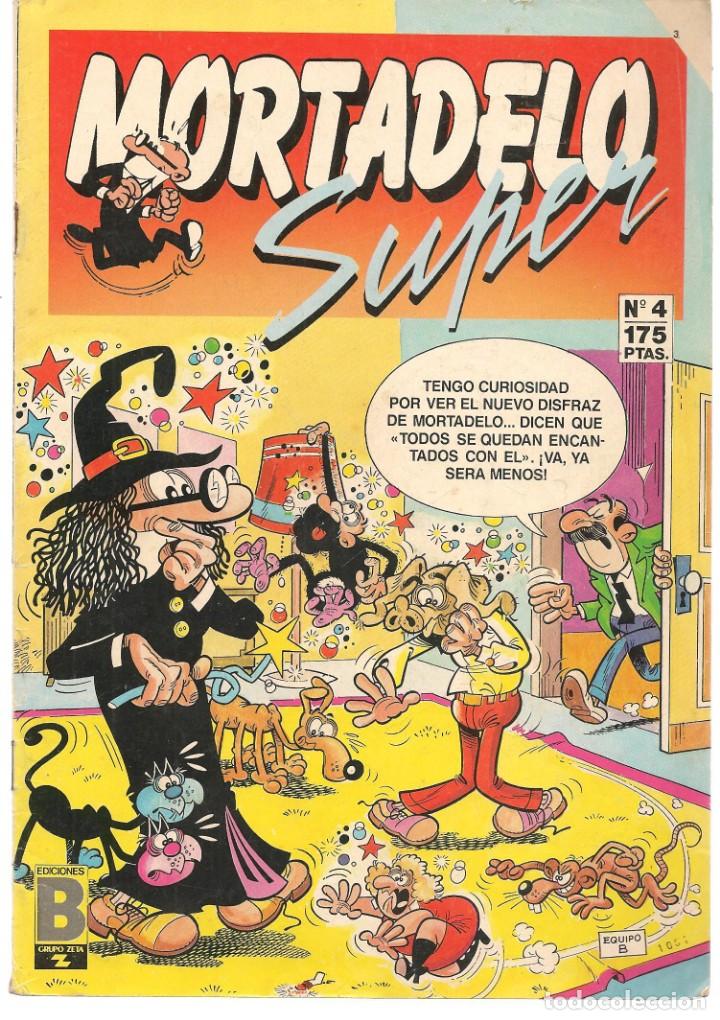 C&oacute;mics: MORTADELO SUPER. N&ordm; 4. EDICIONES B. (C/A47) - Foto 1