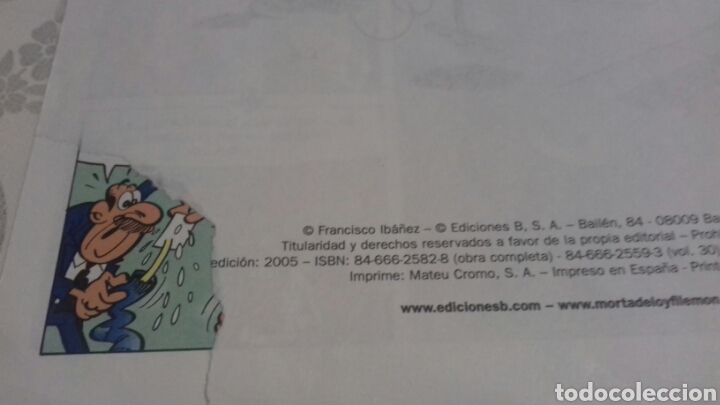 C&oacute;mics: MORTADELO Y FILEMON E. B ESTE EJEMPLAR PARA AYUDA AL AUTISMO - Foto 4