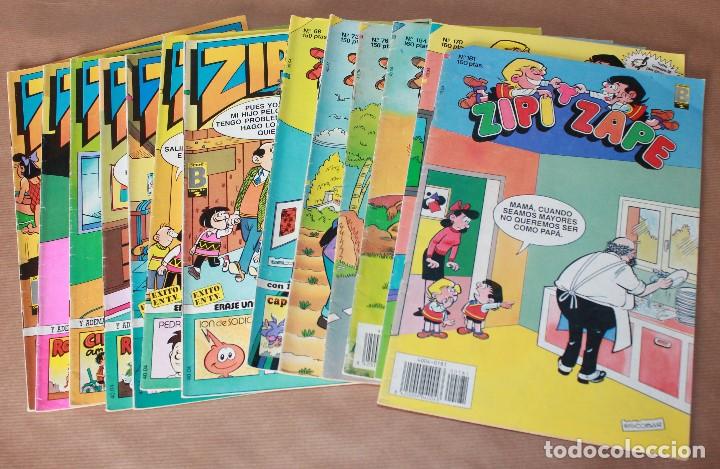 C&oacute;mics: ZIPI y ZAPE - Ediciones B - 6 7 8 13 52 53 54 68 73 76 154 170 181 - Tambi&eacute;n sueltos
