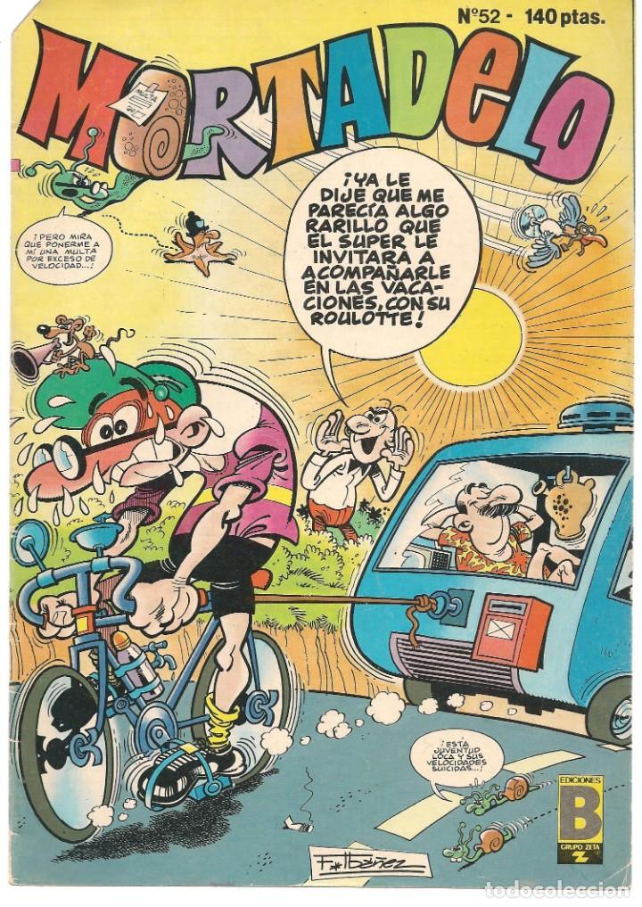 C&oacute;mics: MORTADELO. N&ordm; 52. EDICIONES B. 1988. (ST/A00) - Foto 1