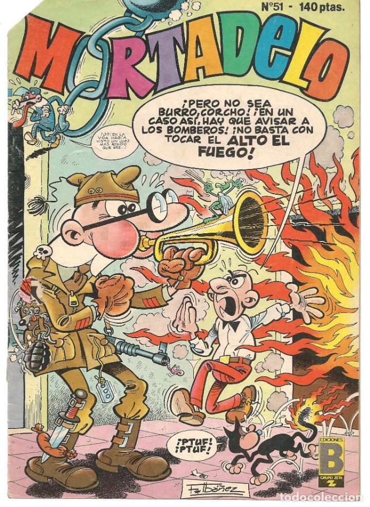C&oacute;mics: MORTADELO. N&ordm; 51. EDICIONES B. 1988. (ST/A00) - Foto 1