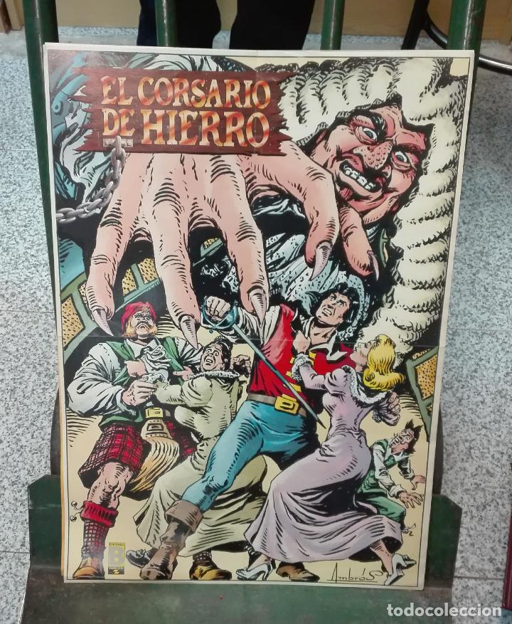 C&oacute;mics: P&Oacute;STER EL CORSARIO DE HIERRO / AMBROS / EDICIONES B - Foto 1