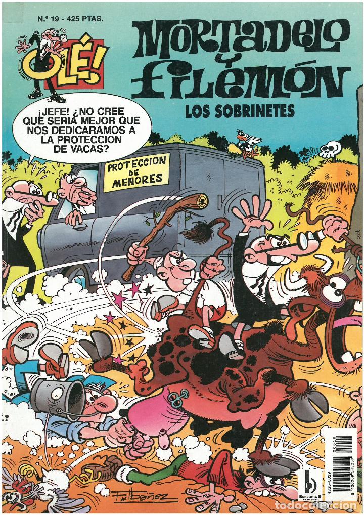 C&oacute;mics: MORTADELO Y FILEMON. N&ordm; 19. COL. OLE. FORMATO GRANDE. EDICIONES B. C-12 - Foto 1