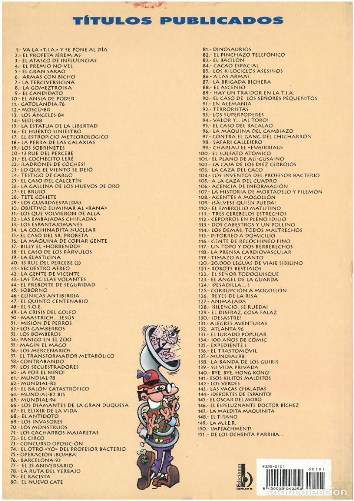 C&oacute;mics: MORTADELO Y FILEMON. N&ordm; 101. COL. OLE. FORMATO GRANDE. EDICIONES B. C-12C - Foto 2