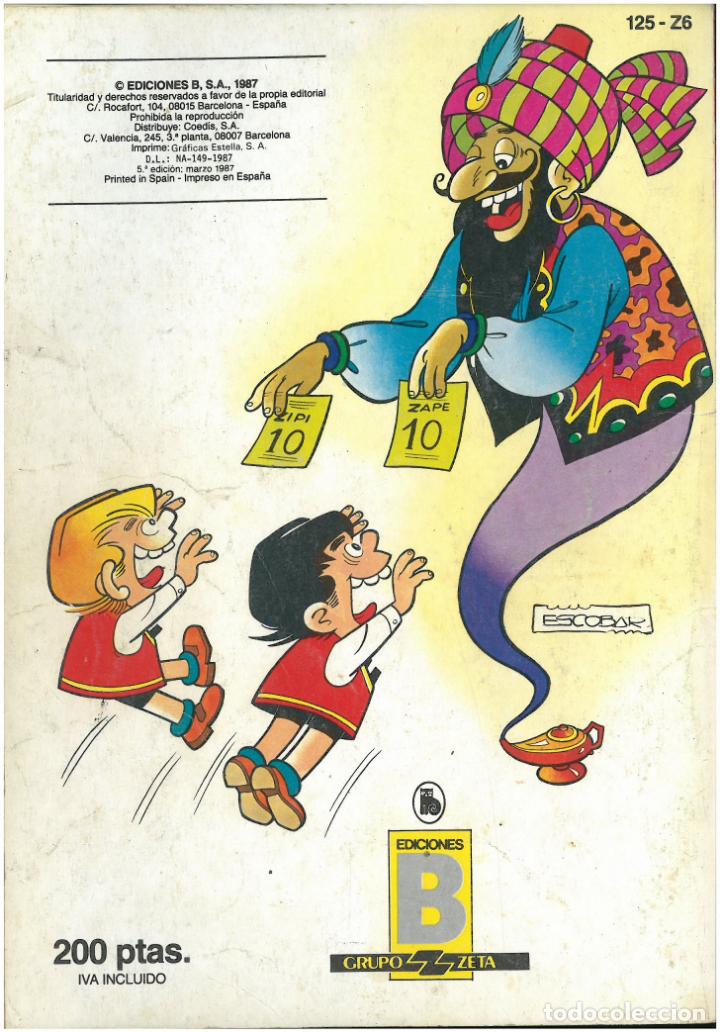 C&oacute;mics: COLECCION OLE. ZIPI Y ZAPE N&ordm; 125. EDICIONES B. C-13 - Foto 2