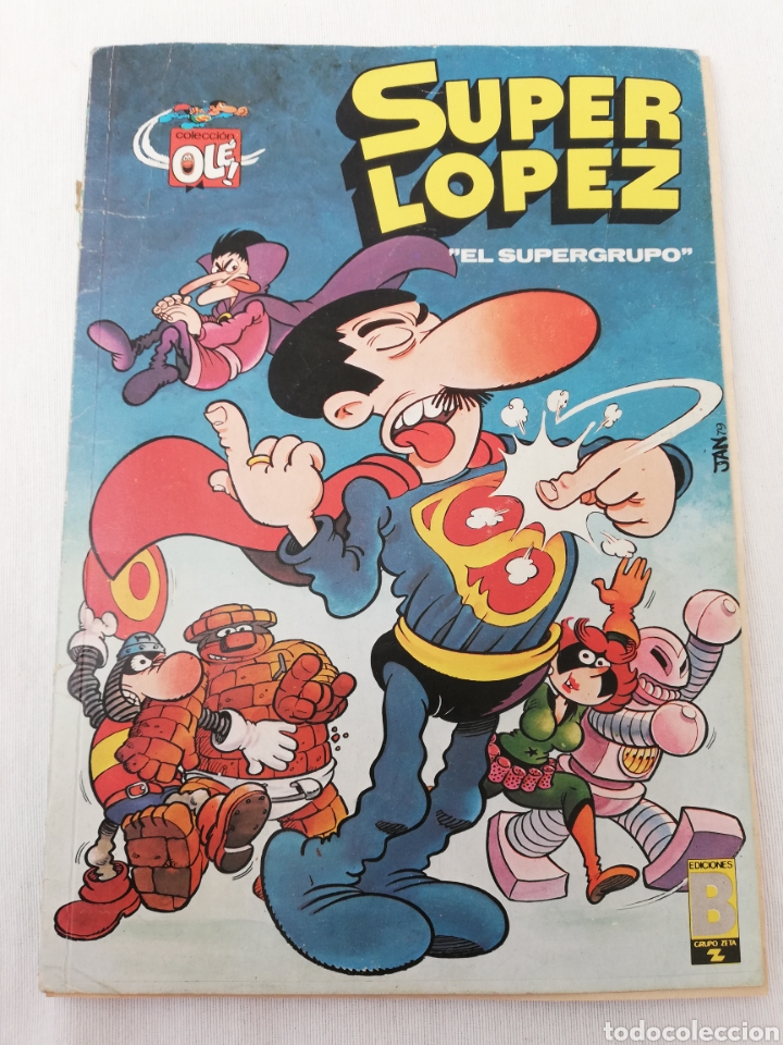 C&oacute;mics: SUPER LOPEZ. EL SUPERGRUPO. COLECCION OLE. EDICIONES B. 1990 - Foto 1
