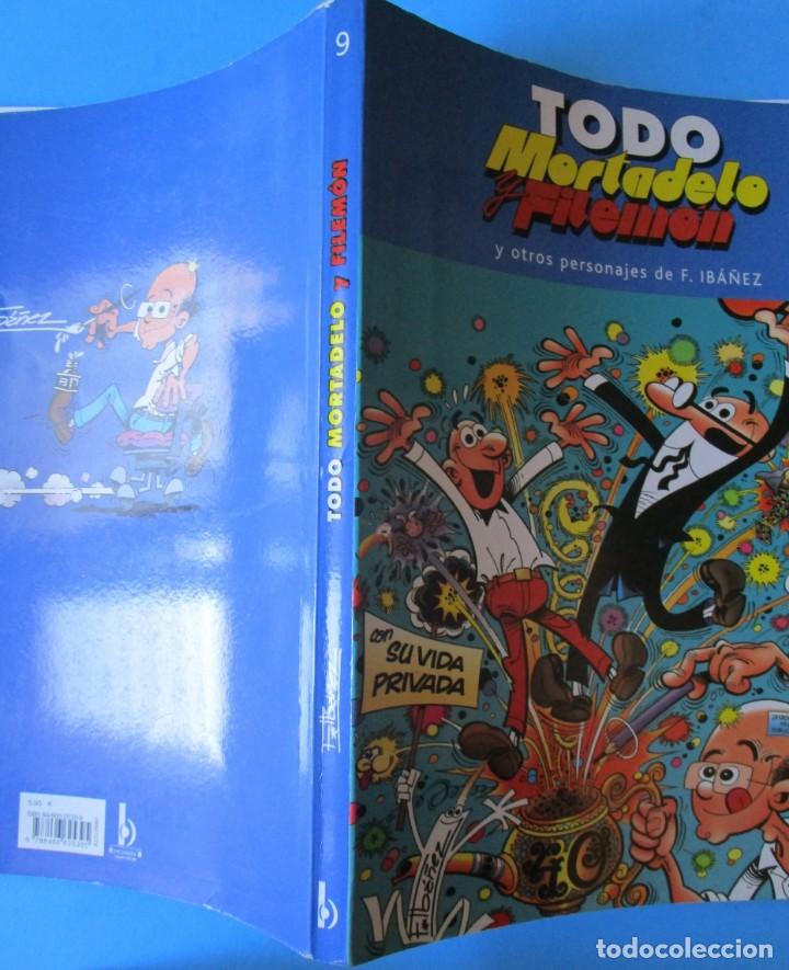 C&oacute;mics: TODO MORTADELO Y FILEMON TOMO 09 - EDICIONES B. 220 PAGS. - Foto 3