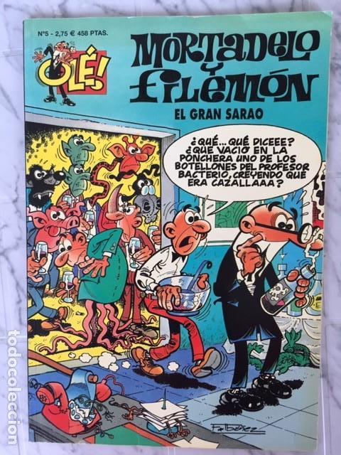 C&oacute;mics: MORTADELO Y FILEMON - OLE N&ordm; 5 -EL GRAN SARAO - Ed.  B - Foto 1