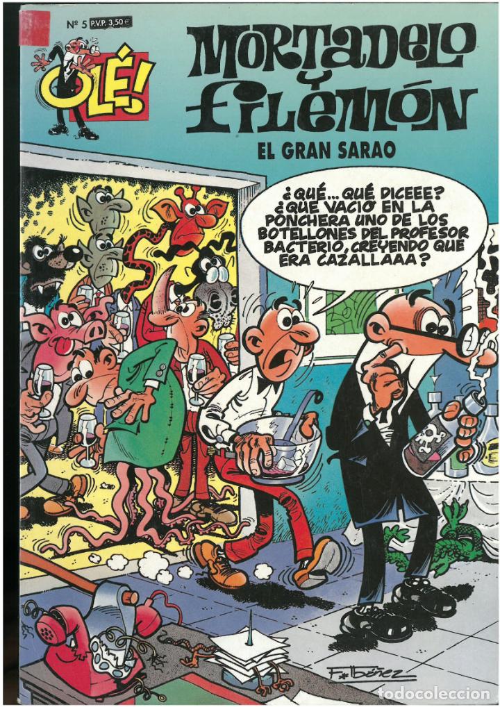 C&oacute;mics: MORTADELO Y FILEMON N&ordm; 5. FORMATO GRANDE. EDICIONES B. C-13 - Foto 1
