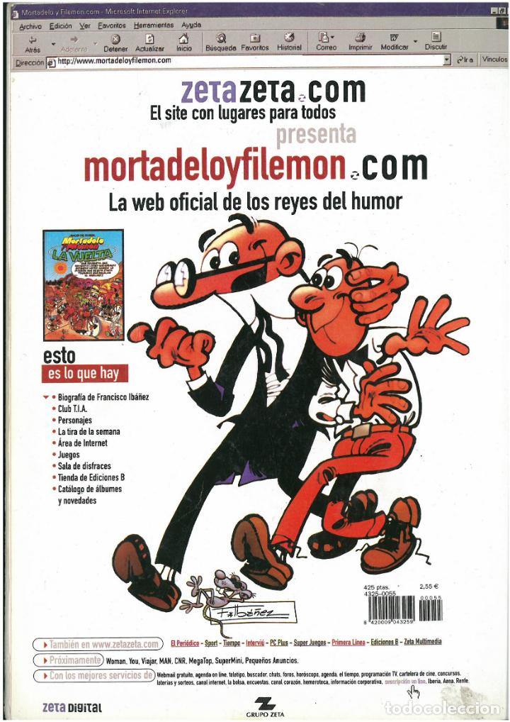 C&oacute;mics: MORTADELO Y FILEMON N&ordm; 55. FORMATO GRANDE. EDICIONES B. C-13 - Foto 2
