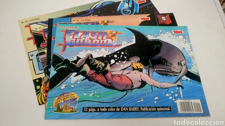 C&oacute;mics: Flash Gordon, de Dan Barry, lote de 4, sueltos a 1 &euro;. - Foto 1