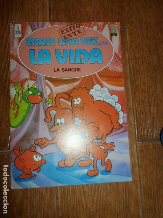 C&oacute;mics: ERASE UNA VEZ... LA VIDA. N&ordm; 5 LA SANGRE. EDICIONES B, A&Ntilde;O 1987. - Foto 1