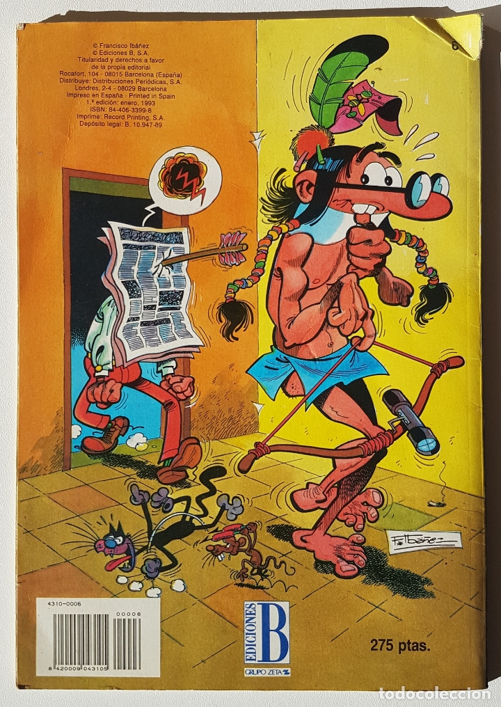 C&oacute;mics: Mortadelo y Filem&oacute;n #6 (Ediciones B, 1993) - Foto 2