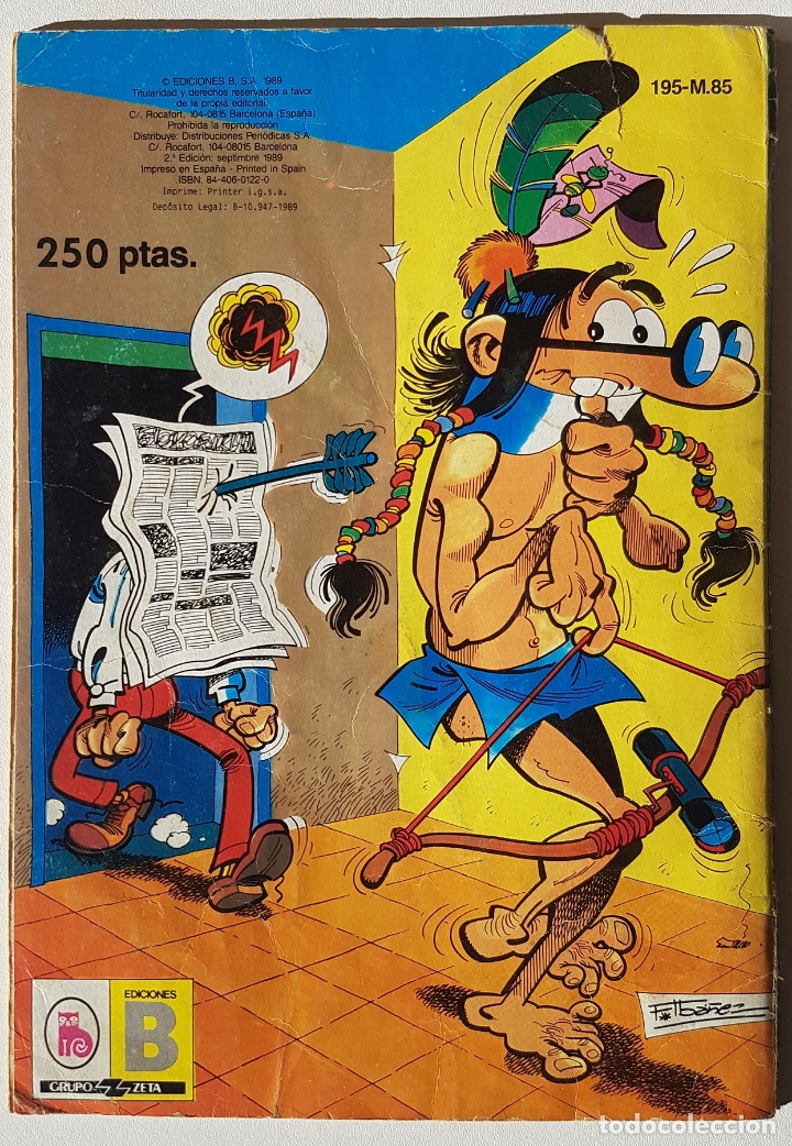 C&oacute;mics: Mortadelo y Filem&oacute;n #85 (Ediciones B, 1989) - Foto 2