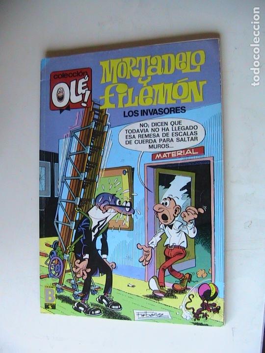 C&oacute;mics: MORTADELO Y FILEM&Oacute;N. LOS INVASORES.  OL&Eacute; 101-M57. EDICIONES B, 1991. - Foto 1