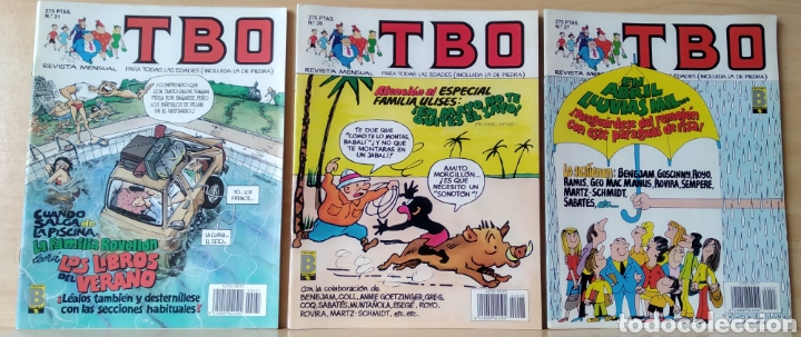 C&oacute;mics: 3 TBO n. 27-28-31 a&ntilde;o 1990 - Foto 1