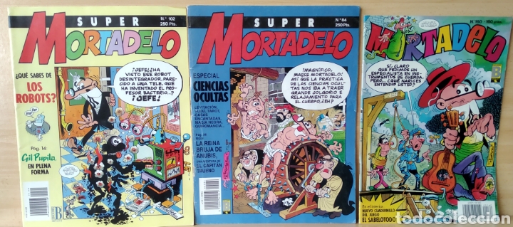 C&oacute;mics: 3 c&ograve;mics Super Mortadelo n. 84-102-160 - Foto 1