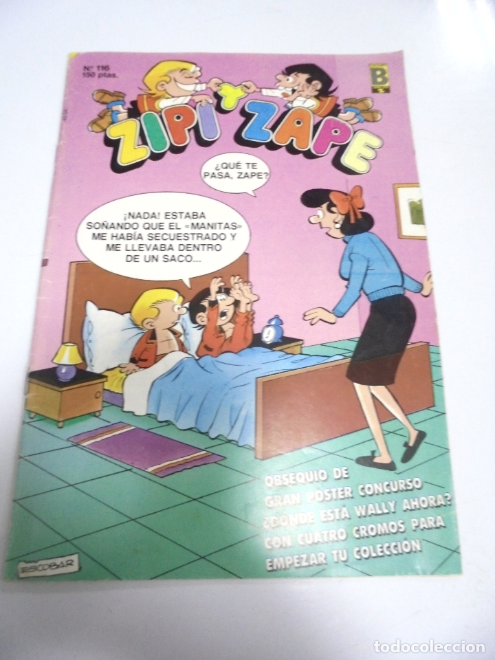 C&oacute;mics: TEBEO. ZIPI Y ZAPE. N&ordm; 116. EDICIONES B. - Foto 1