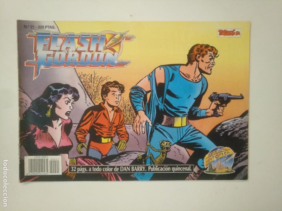 C&oacute;mics: FLASH GORDON. EDICI&Oacute;N HIST&Oacute;RICA N&ordm; 21. - TEBEOS EDICIONES B -. TDKC43 - Foto 1