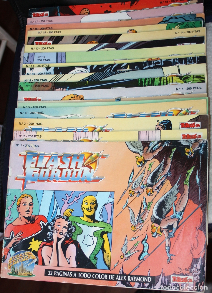 C&oacute;mics: FLASH GORDON - N&ordm; 1 al N&ordm; 18 - Edici&oacute;n Hist&oacute;rica - Tebeos S.A. - Ediciones B - Foto 1