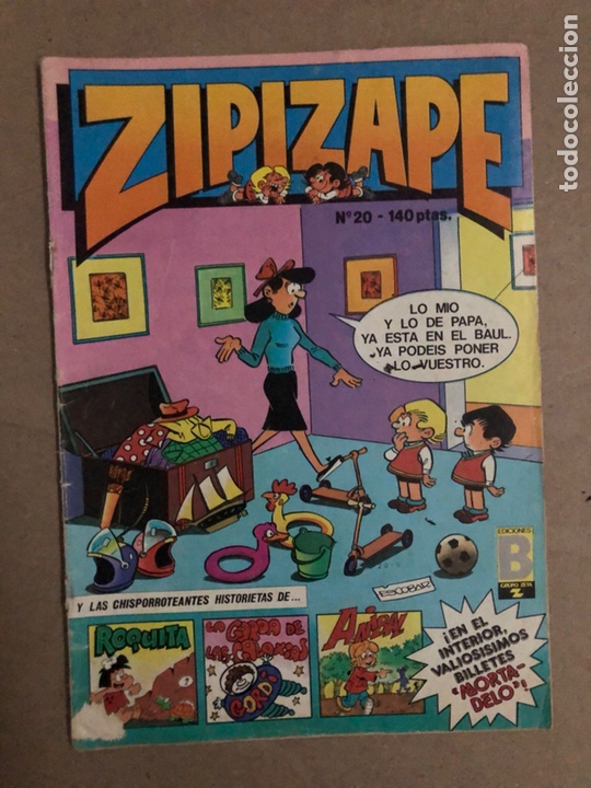 C&oacute;mics: ZIPI ZAPE N&deg; 20 (EDICIONES B 1987). BUEN ESTADO - Foto 1