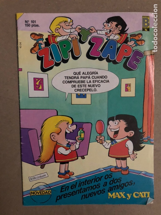 C&oacute;mics: ZIPI Y ZAPE N&deg; 101 (EDICIONES B 1987). BUEN ESTADO. - Foto 1
